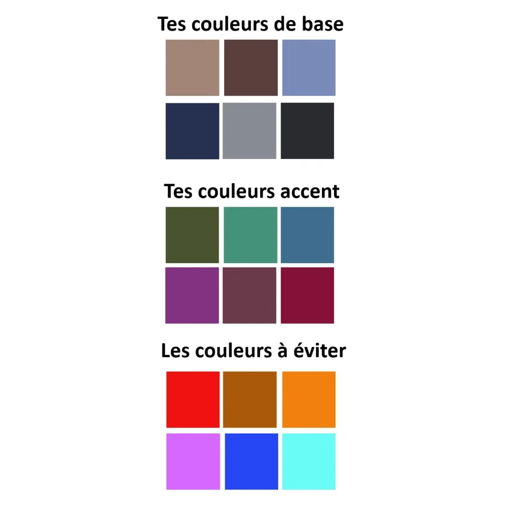 Tes couleurs